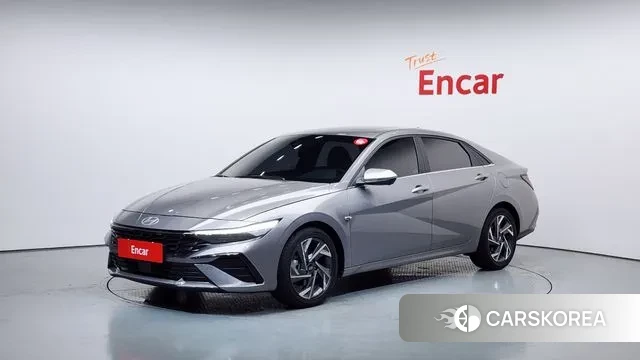 Hyundai The New Avante (CN7) 2024 Серебристо-серый из Кореи