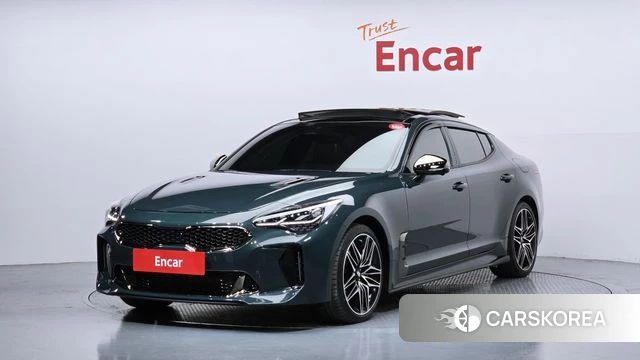 Kia Stinger Meister 2022 Темно-зеленый из Кореи
