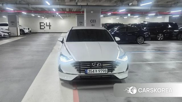 Hyundai Sonata (DN8) 2020 Белый из Кореи