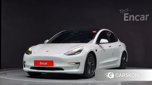 Tesla Model 3 2022 Белый из Кореи