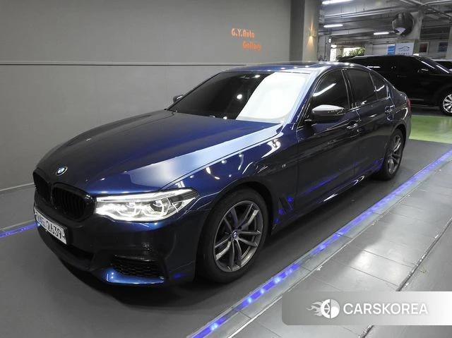BMW 5 Series (G30) 2018 Синий из Кореи