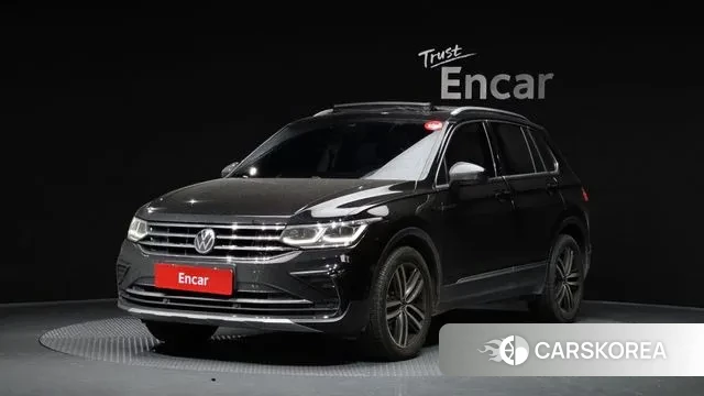 Volkswagen Tiguan second Generation 2023 Черный из Кореи