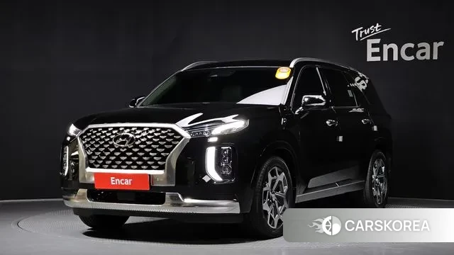 Hyundai Palisade 2022 Черный из Кореи