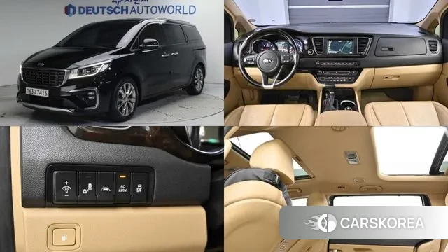 Kia The New Carnival 2019 Черный из Кореи