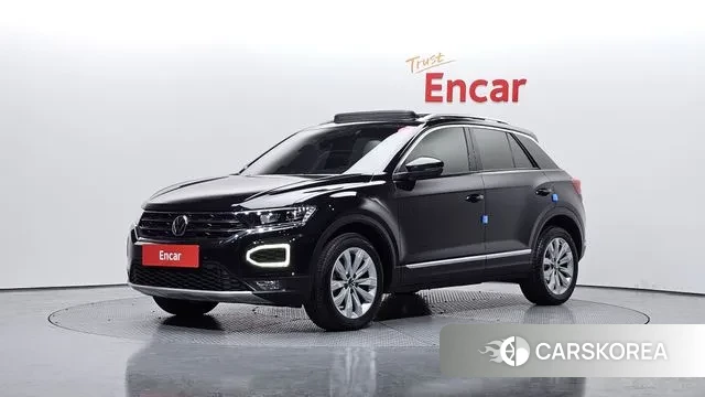 Volkswagen T-Roc 2021 Черный из Кореи