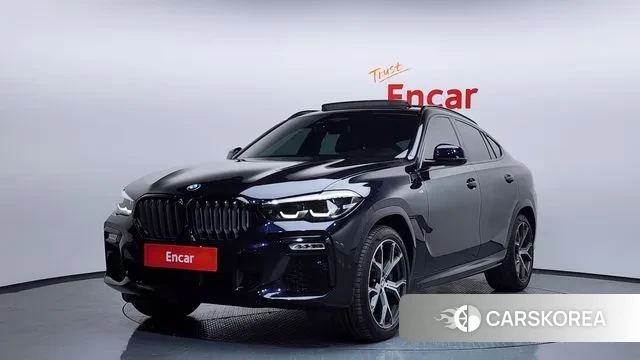 BMW X6 (G06) 2020 Черный из Кореи