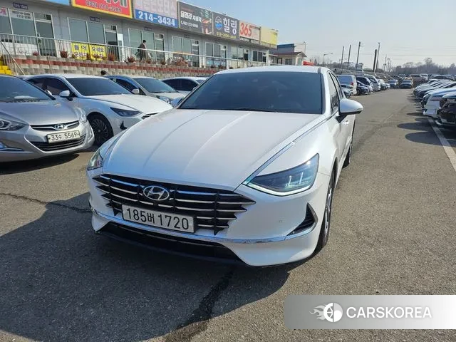 Hyundai Sonata (DN8) 2020 Белый из Кореи