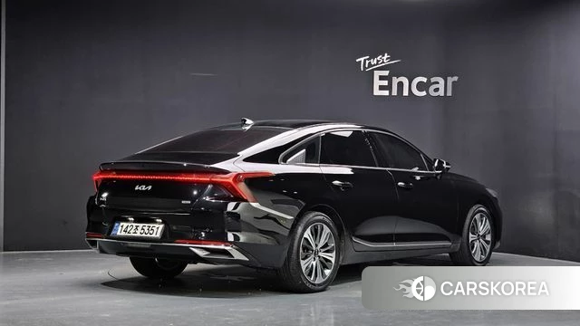Kia K8 Hybrid 2021 Черный из Кореи