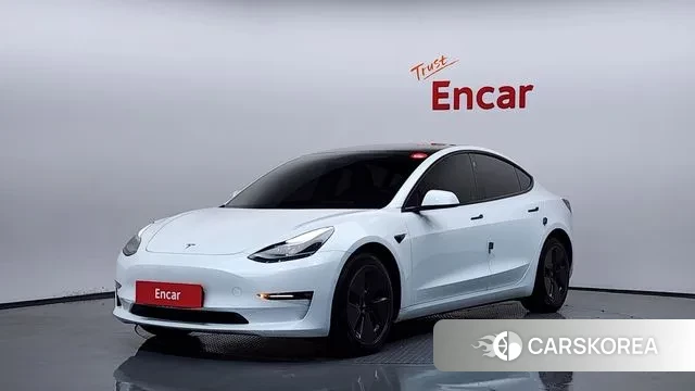 Tesla Model 3 2021 Белый из Кореи