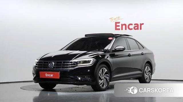 Volkswagen 7th Generation of Jetta 2021 Черный из Кореи