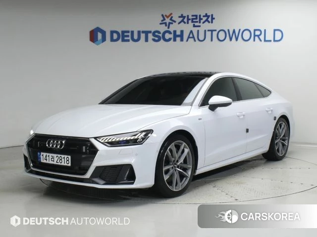 Audi A7 (4K) 2020 Белый из Кореи