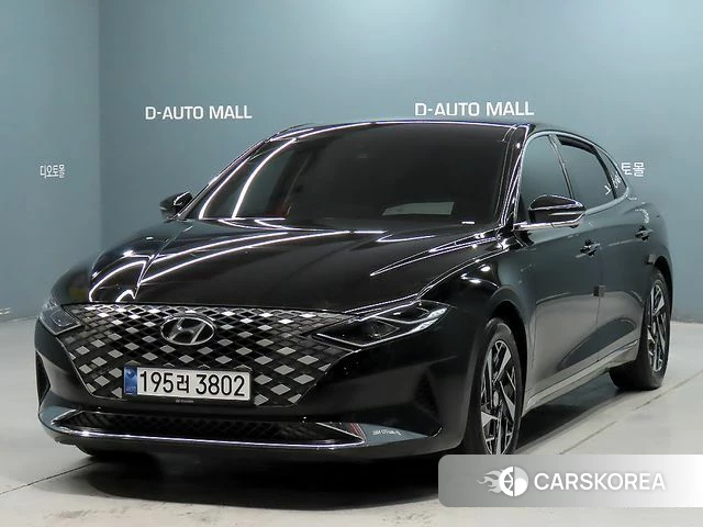 Hyundai The New Grandeur IG Hybrid 2022 Черный из Кореи