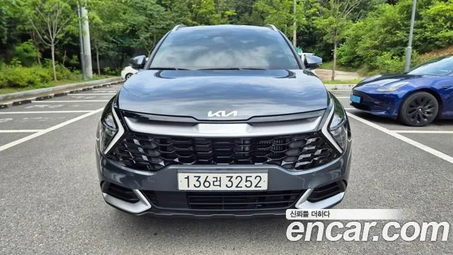 Kia Sportage 5th Generation Hybrid 2024 Серый из Кореи