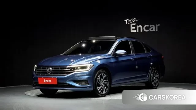 Volkswagen 7th Generation of Jetta 2020 Синий из Кореи