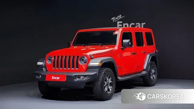 Jeep Wrangler (JL) 2021 Красный из Кореи