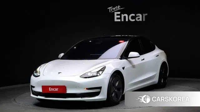 Tesla Model 3 2021 Белый из Кореи