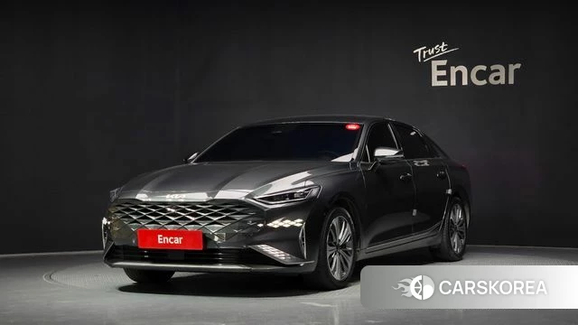 Kia K8 Hybrid 2023 Серый из Кореи