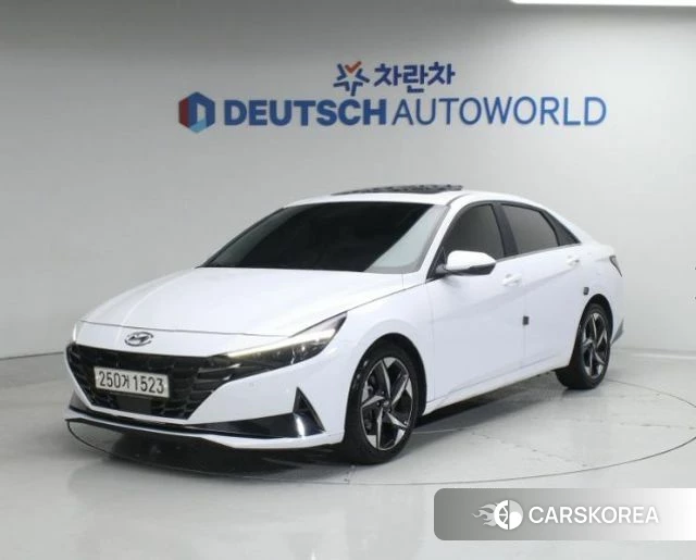 Hyundai Avante (CN7) 2020 Белый из Кореи