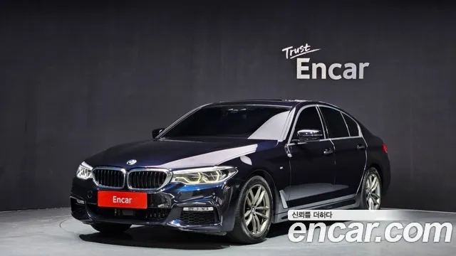 BMW 5 Series (G30) 2018 Синий из Кореи