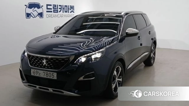 Peugeot 5008 second generation 2019 Синий из Кореи