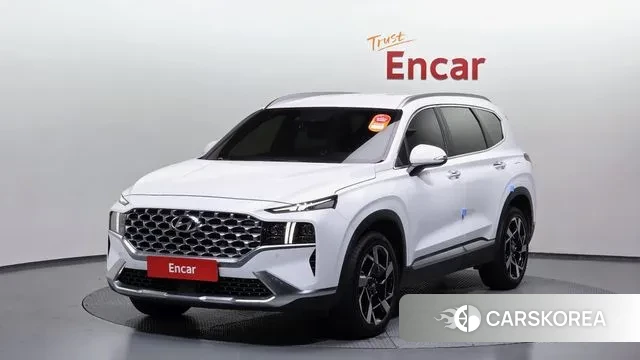 Hyundai The New Santa Fe 2021 Белый из Кореи