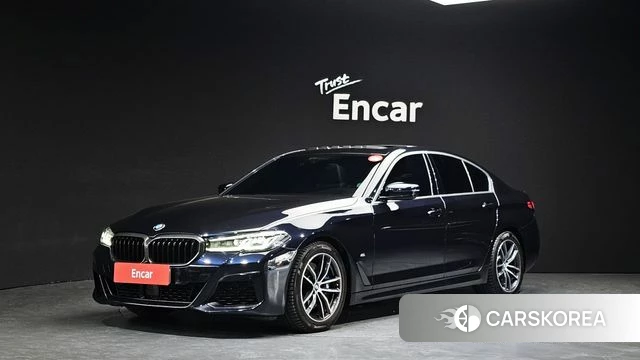 BMW 5 Series (G30) 2023 Синий из Кореи