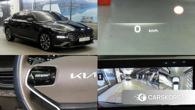 Kia K8 2022 Черный из Кореи