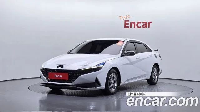 Hyundai Avante (CN7) 2021 Белый из Кореи