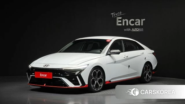 Hyundai The New Avante (CN7) 2025 Белый из Кореи