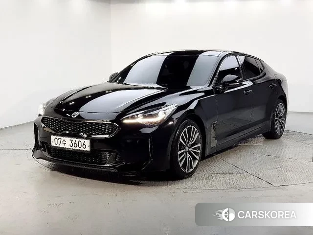 Kia Stinger 2018 Черный из Кореи