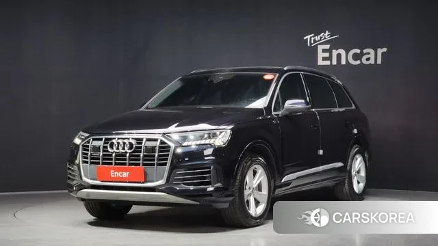 Audi Q7 (4M) 2021 Черный из Кореи