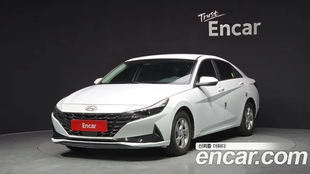 Hyundai Avante (CN7) 2020 Белый из Кореи