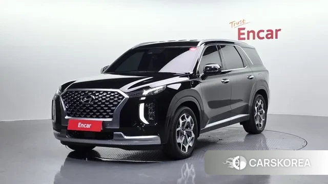 Hyundai Palisade 2021 Черный из Кореи