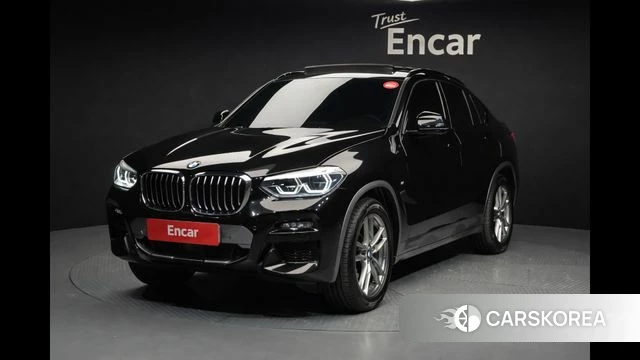 BMW X4 (G02) 2021 Черный из Кореи