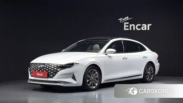 Hyundai The New Grandeur IG Hybrid 2021 Белый из Кореи