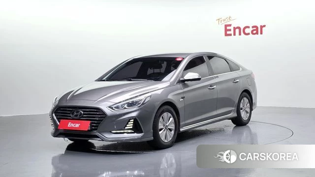 Hyundai Sonata New Rise Hybrid 2018 Серебристо-серый из Кореи