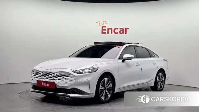 Kia K8 Hybrid 2022 Белый из Кореи