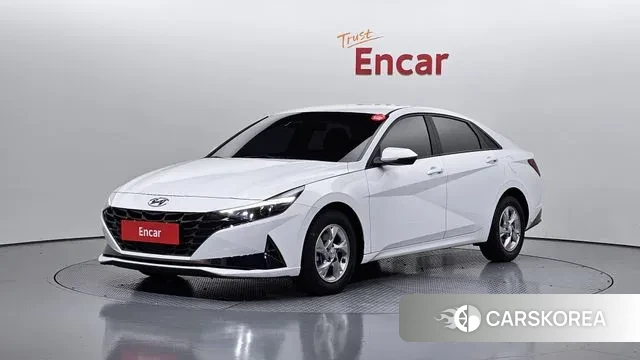 Hyundai Avante (CN7) 2021 Белый из Кореи