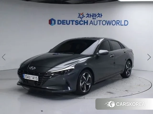 Hyundai Avante (CN7) 2022 Серый из Кореи