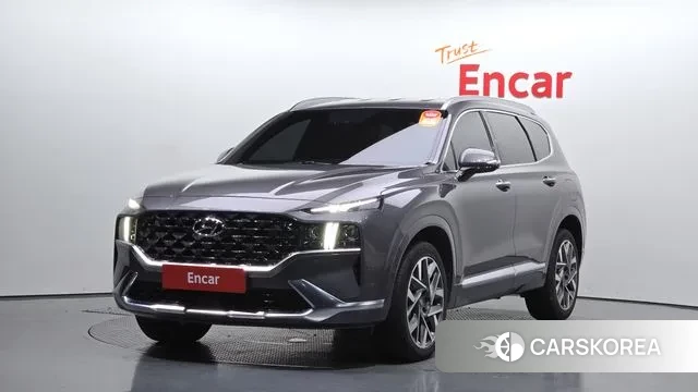 Hyundai The New Santa Fe 2021 Серый из Кореи