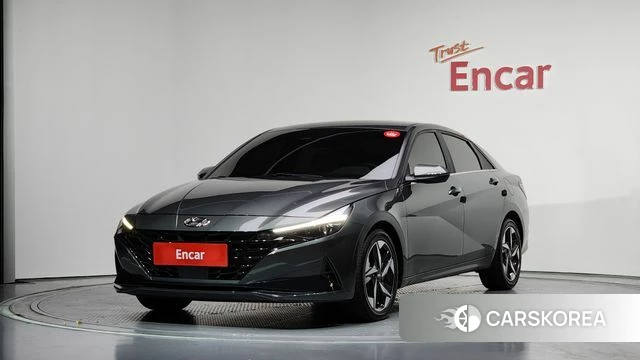Hyundai Avante Hybrid (CN7) 2022 Серый из Кореи