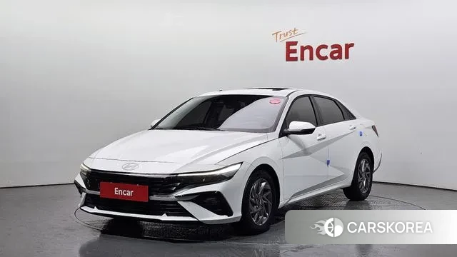 Hyundai The New Avante (CN7) 2023 Белый из Кореи