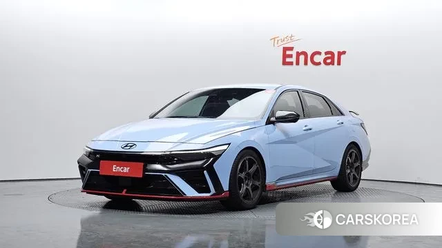 Hyundai The New Avante (CN7) 2023 Синий из Кореи