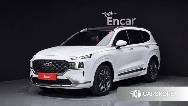 Hyundai The New Santa Fe 2022 Белый из Кореи