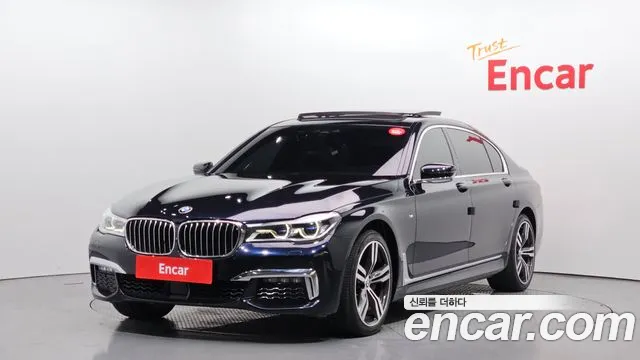 BMW 7 Series (G11) 2018 Черный из Кореи