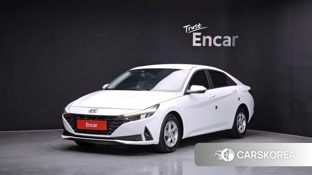Hyundai Avante (CN7) 2022 Белый из Кореи