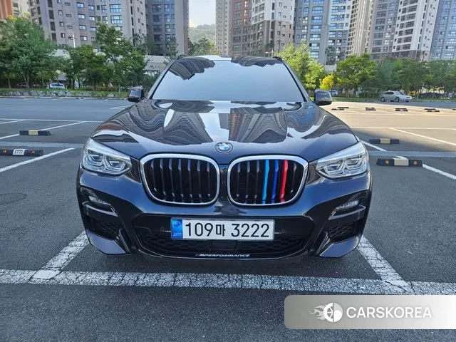 BMW X3 (G01) 2021 Черный из Кореи