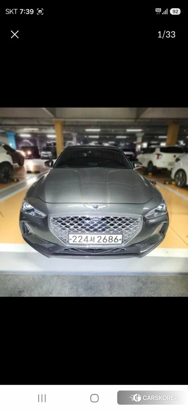 Genesis G70 2019 Цвет тростника из Кореи