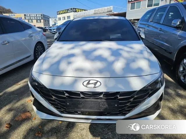 Hyundai Avante (CN7) 2020 Белый из Кореи