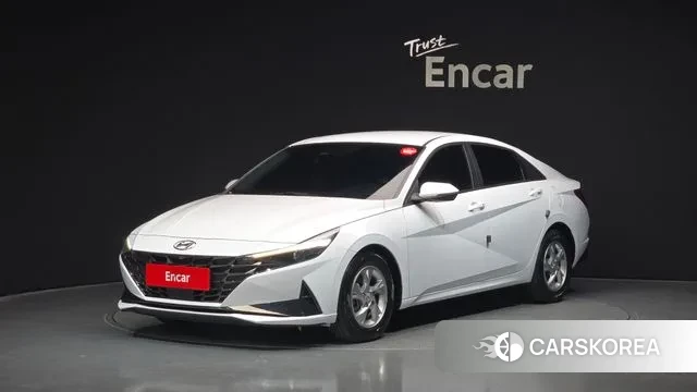 Hyundai Avante (CN7) 2022 Белый из Кореи